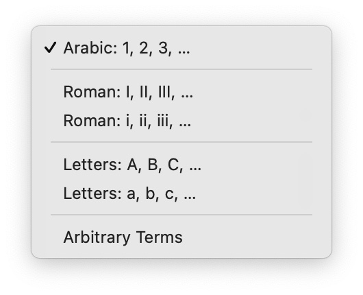 sequence type